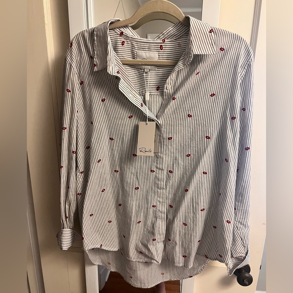 Rails Taylor Embroidered Blouse
